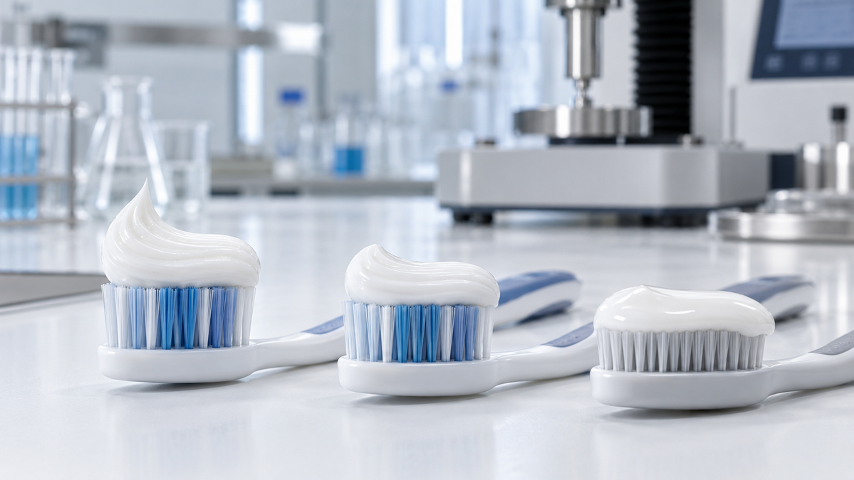 Toothpaste Ribbon Stand Up Test Toothpaste Ribbon Stand Up Test