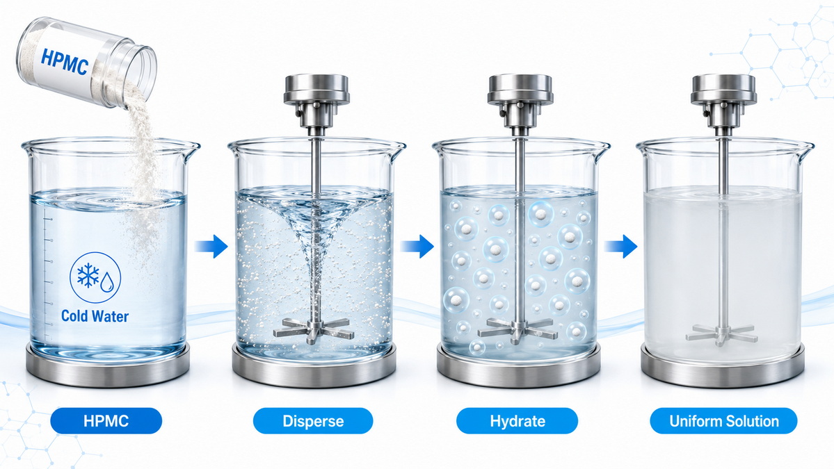 HPMC Solubility Process HPMC Solubility Process