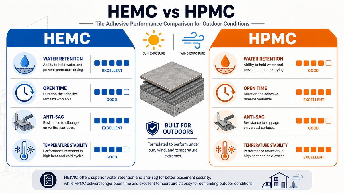 Hemc And Hpmc Performance Comparison Hemc And Hpmc Performance Comparison