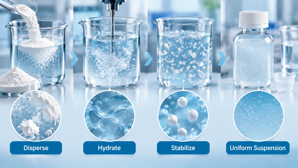 HEMC Hydration And Suspension Stability HEMC Hydration And Suspension Stability