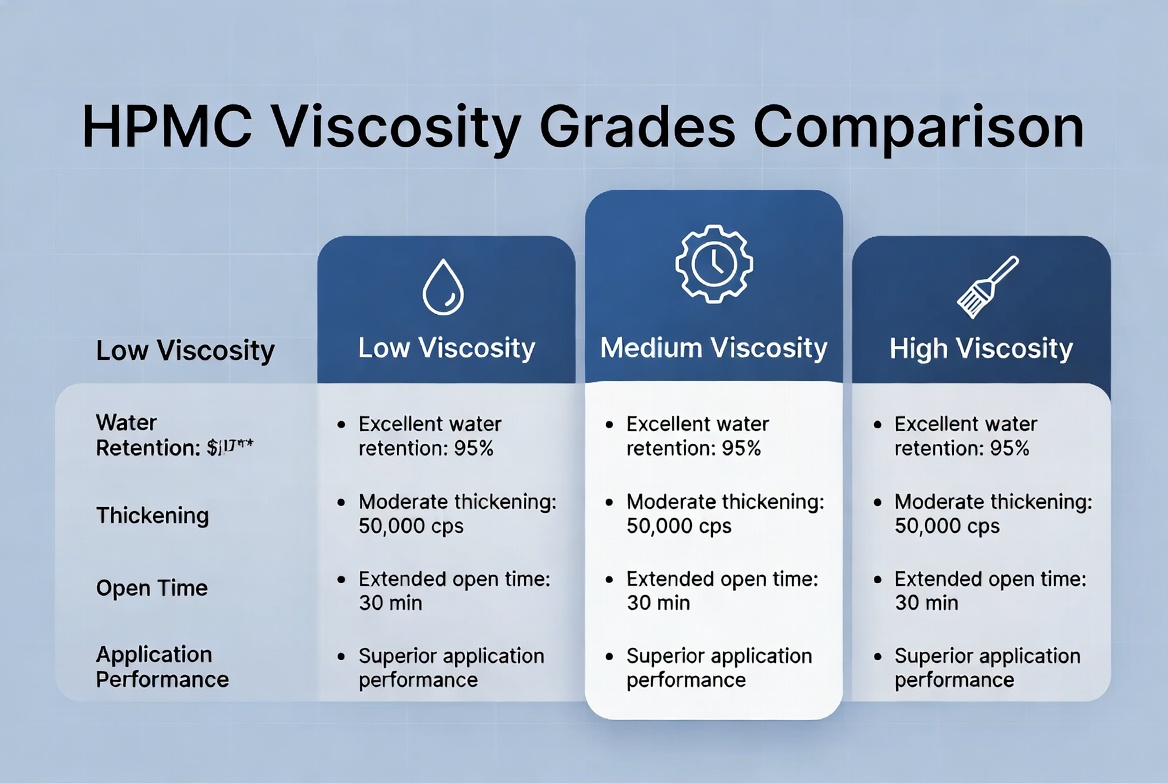 HPMC Grades Comparison HPMC Grades Comparison