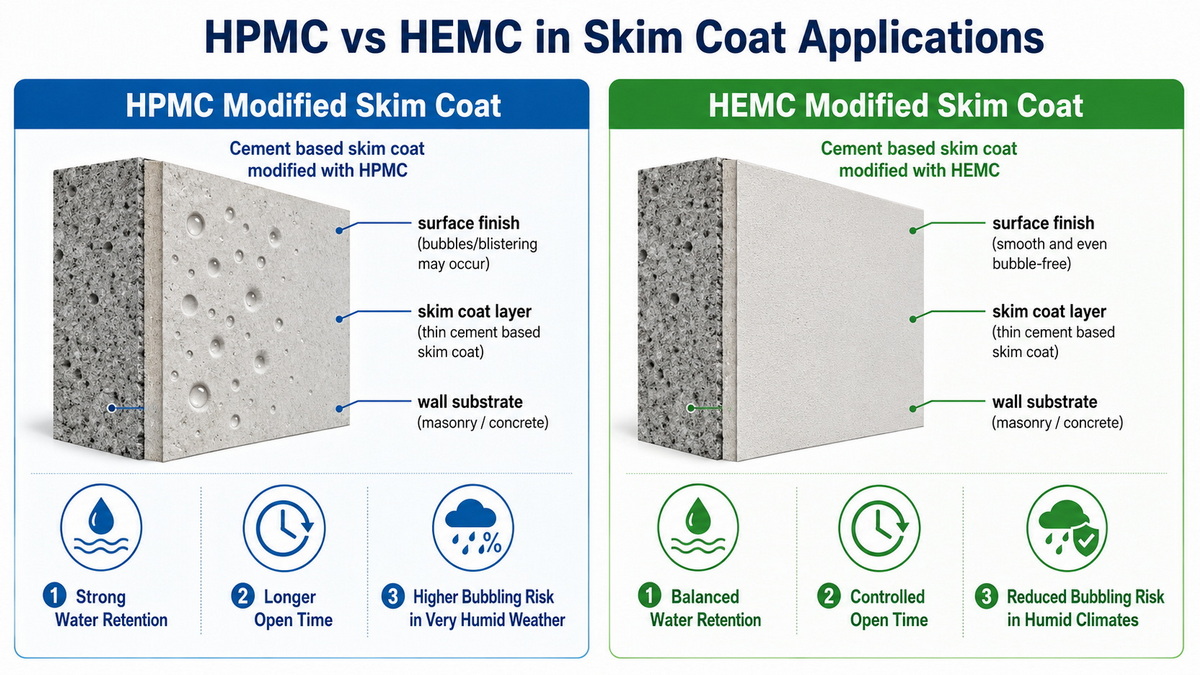 HPMC And HEMC Skim Coat Comparison HPMC And HEMC Skim Coat Comparison