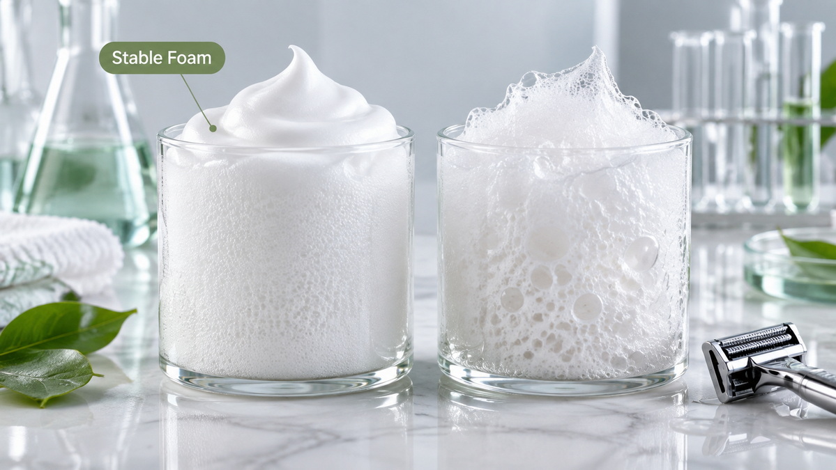 Stable Shaving Foam Structure Stable Shaving Foam Structure