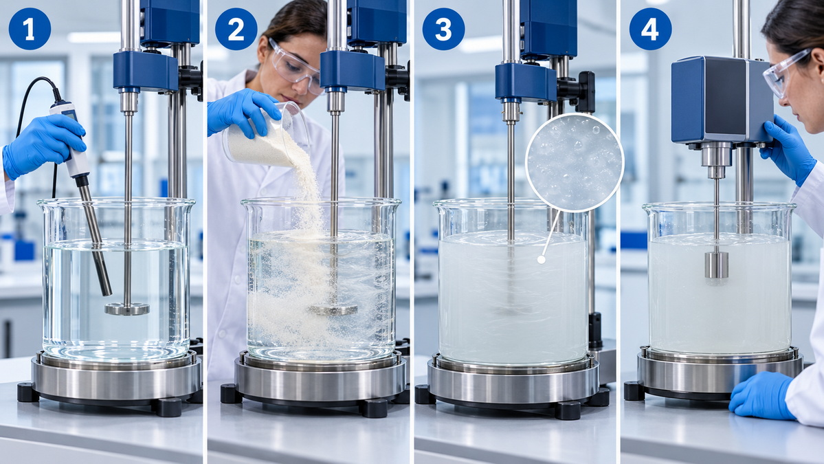 Controlled Cellulose Ether Mixing Process Controlled Cellulose Ether Mixing Process