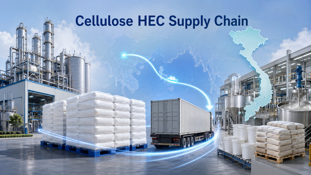 Cellulose HEC Supply Chain Vietnam Cellulose HEC Supply Chain Vietnam