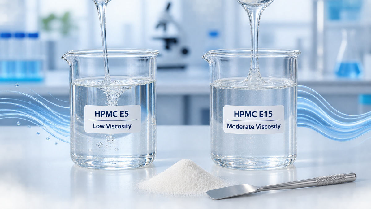 HPMC E5 And E15 Viscosity Comparison HPMC E5 And E15 Viscosity Comparison