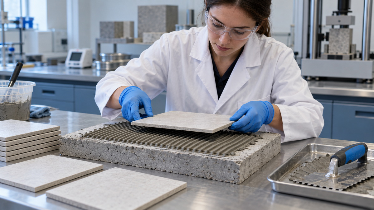 Tile Adhesive Open Time Testing Tile Adhesive Open Time Testing