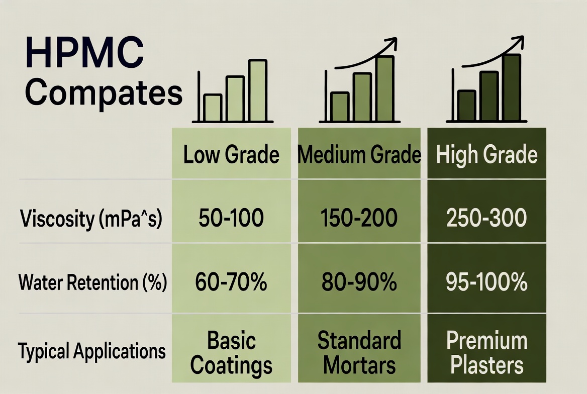 HPMC Grades Comparison Chart HPMC Grades Comparison Chart