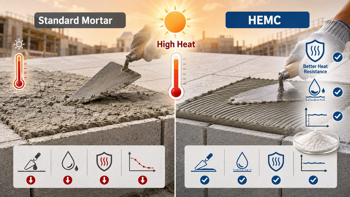 HEMC Heat Stability Comparison HEMC Heat Stability Comparison