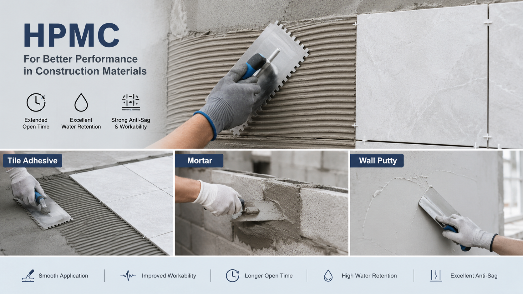 HPMC Construction Performance HPMC Construction Performance