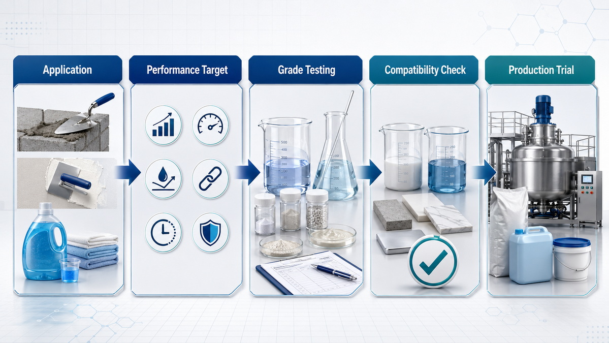 Cellulose Ether Selection Process Cellulose Ether Selection Process