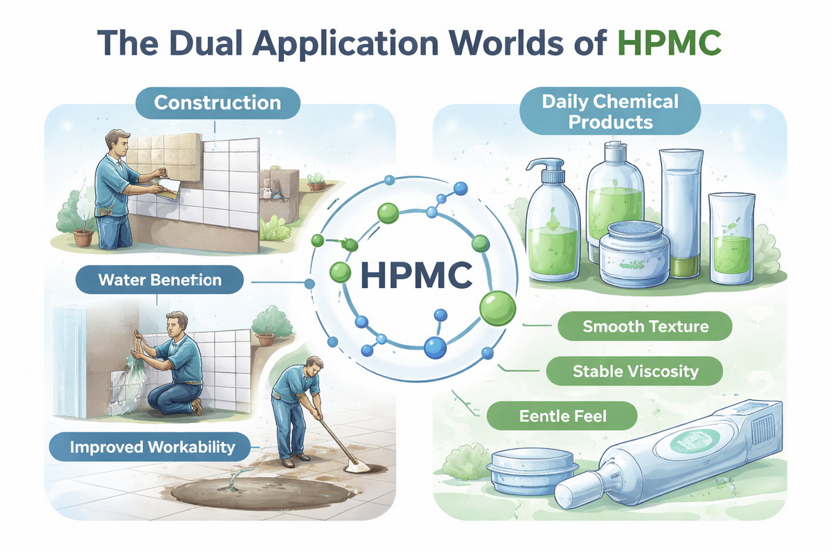 Construction Grade And Daily Chemical HPMC Applications Construction Grade And Daily Chemical HPMC Applications