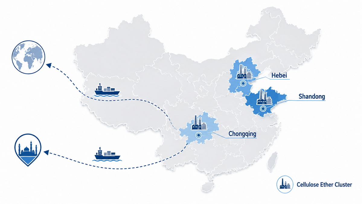 China HEMC Manufacturing Cluster Map China HEMC Manufacturing Cluster Map