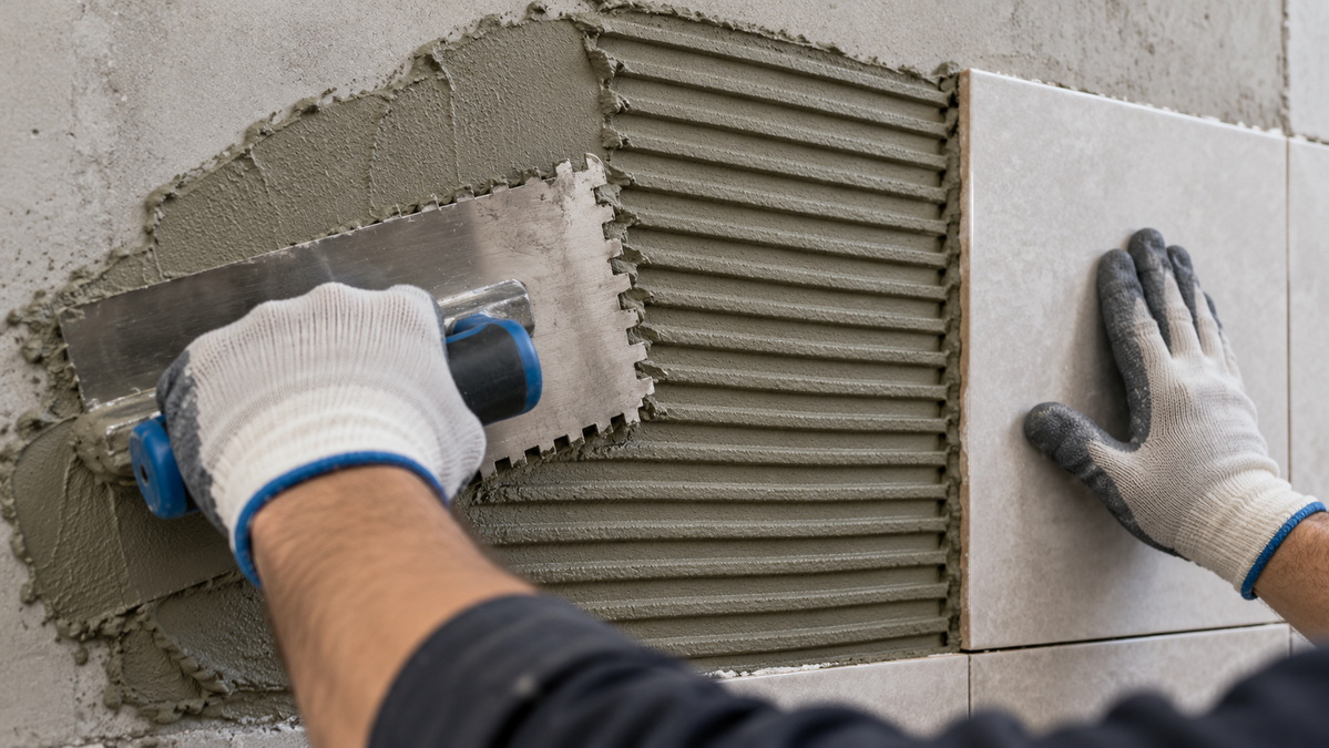 Tile Adhesive Spreading and Ridge Stability Tile Adhesive Spreading and Ridge Stability