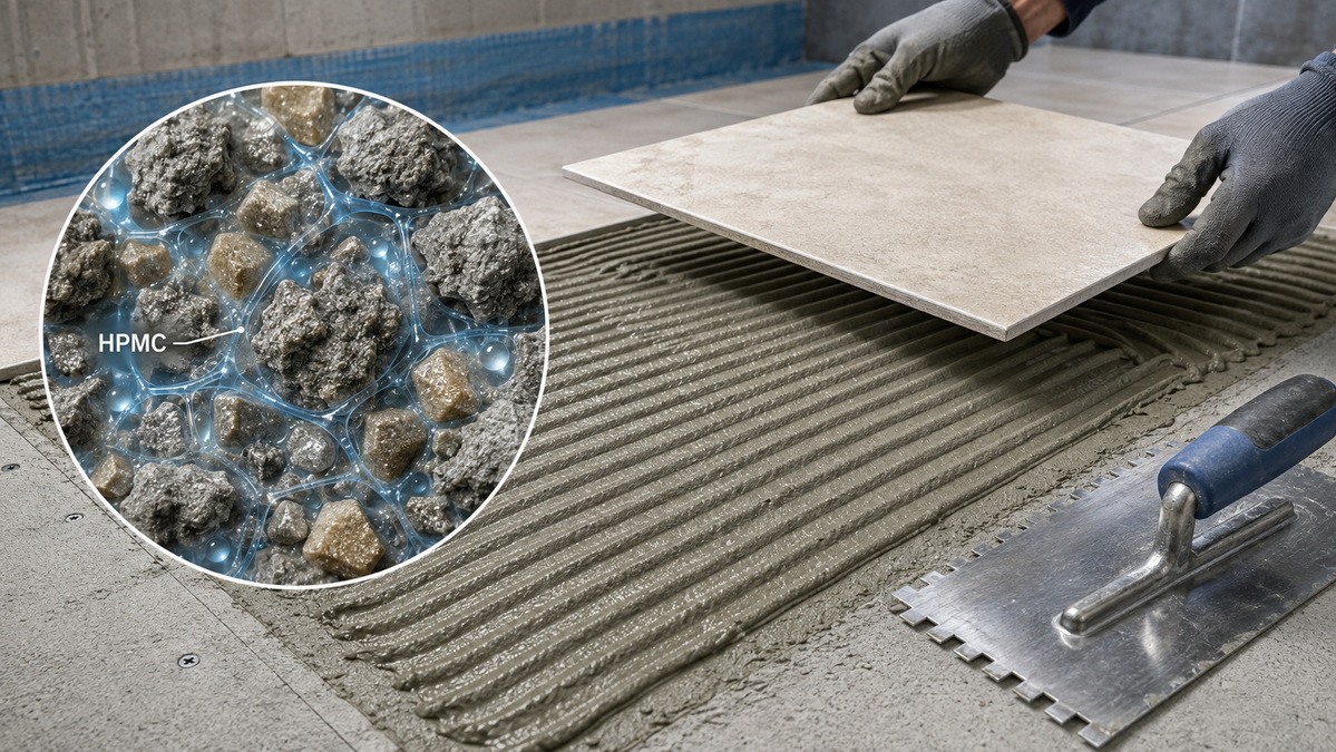 HPMC Water Retention In Tile Adhesive HPMC Water Retention In Tile Adhesive