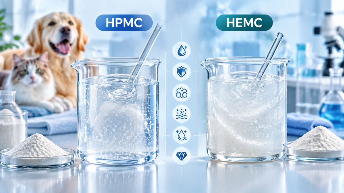 HPMC And HEMC Pet Shampoo Comparison HPMC And HEMC Pet Shampoo Comparison