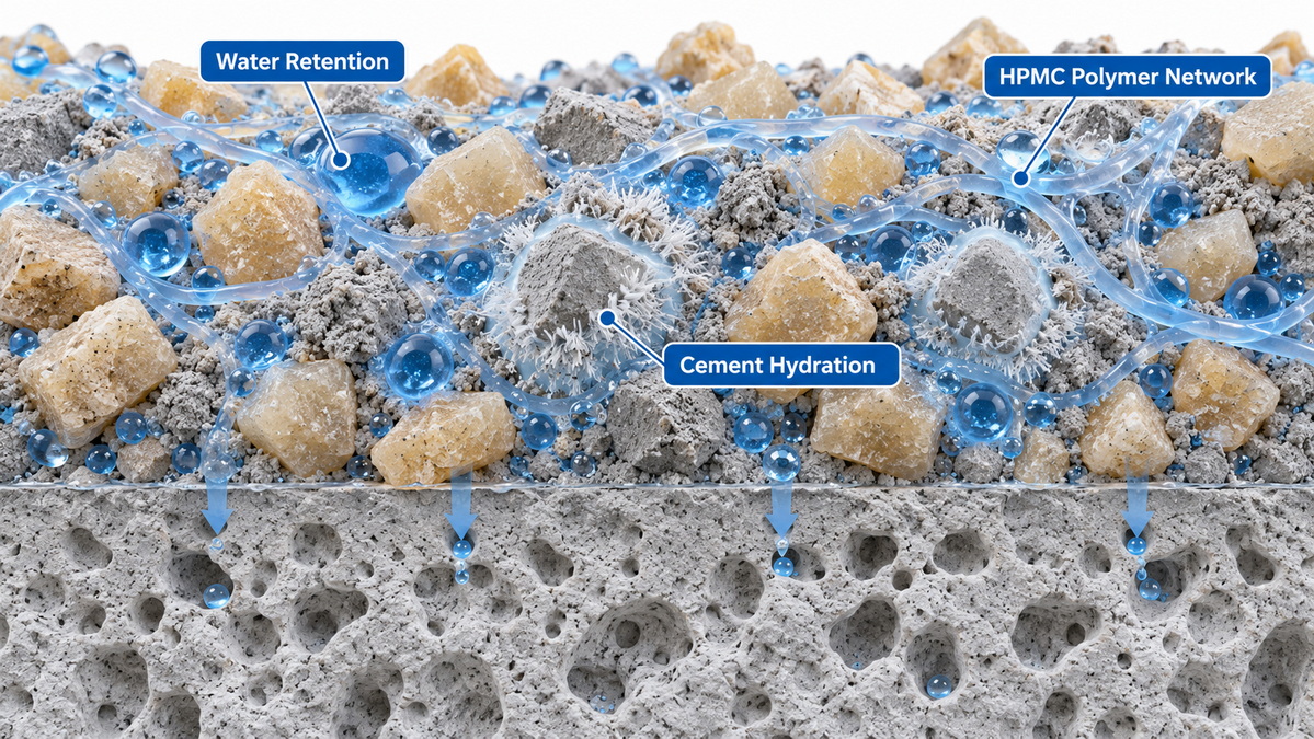 HPMC Water Retention Mechanism HPMC Water Retention Mechanism