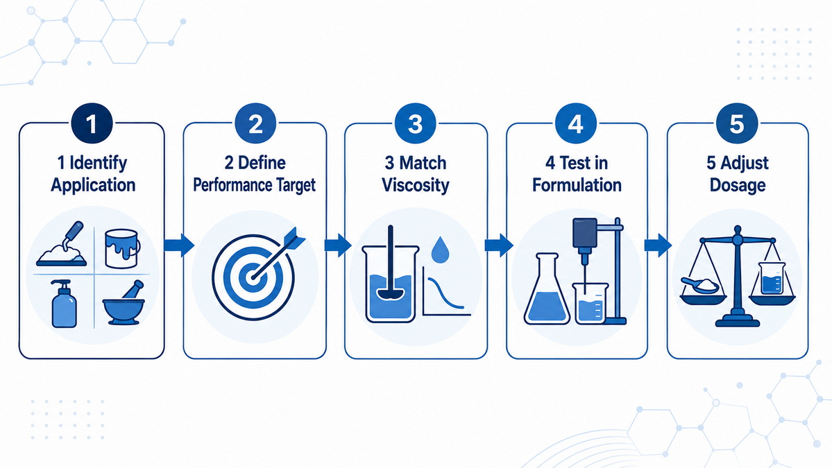 HPMC Selection Workflow HPMC Selection Workflow