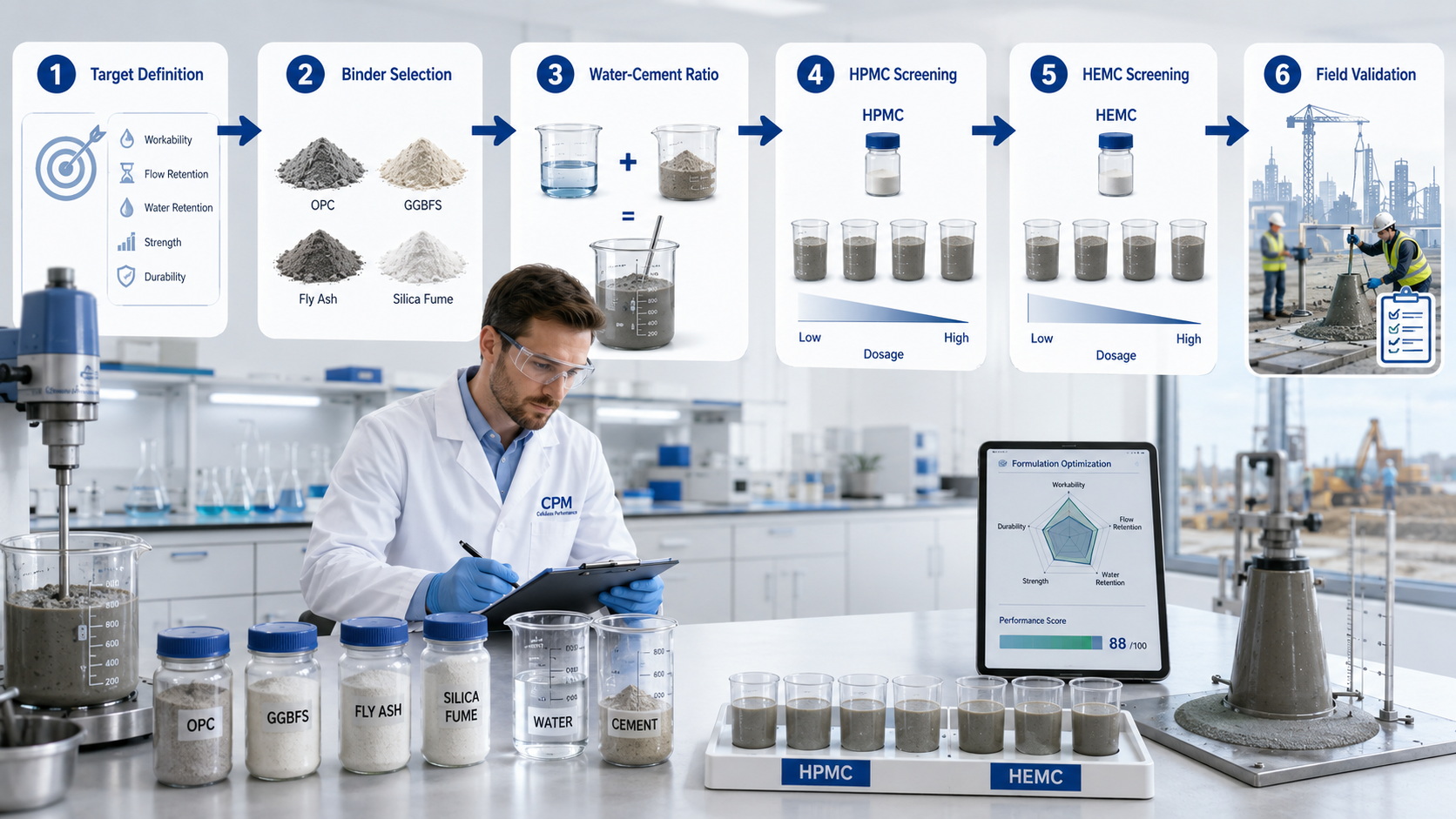 Lab Optimization Workflow For Grout Lab Optimization Workflow For Grout