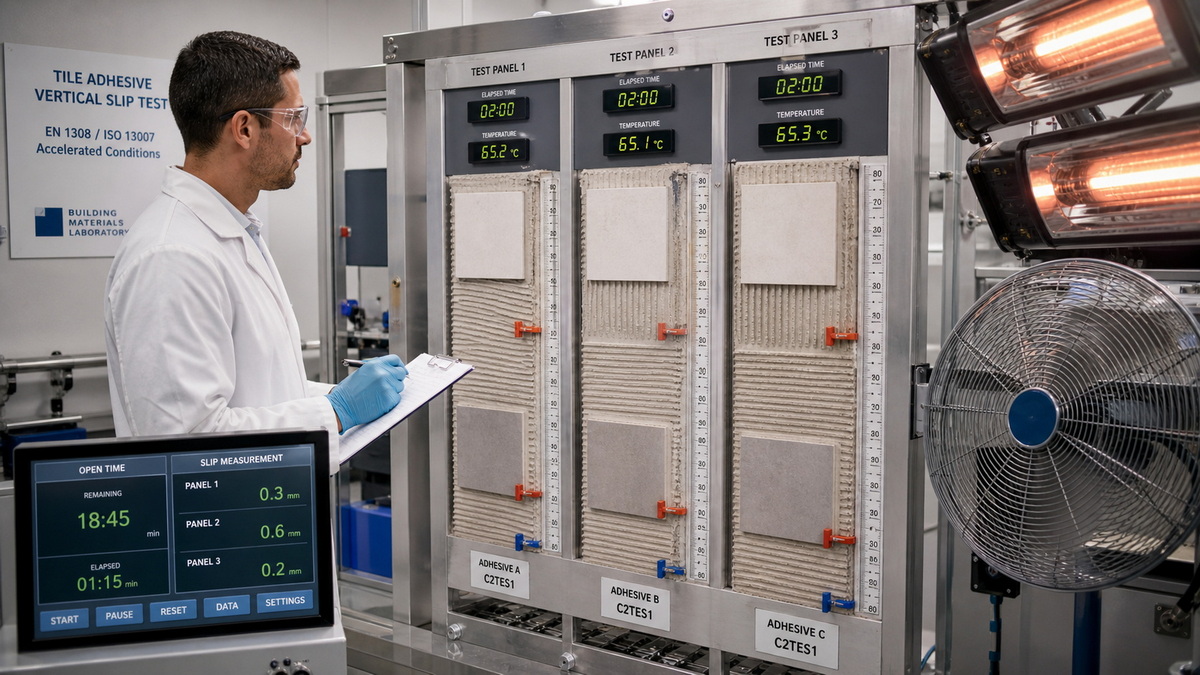 Laboratory Testing Tile Adhesive Laboratory Testing Tile Adhesive