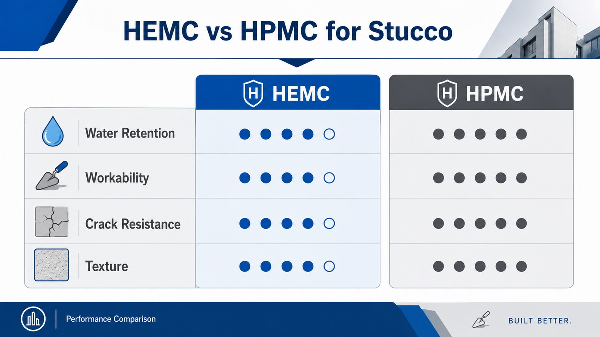 HEMC And HPMC Performance Chart