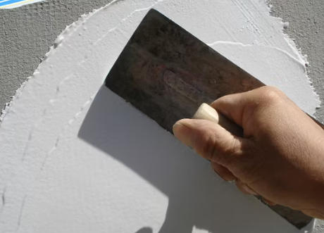 Putty Concrete Wall
