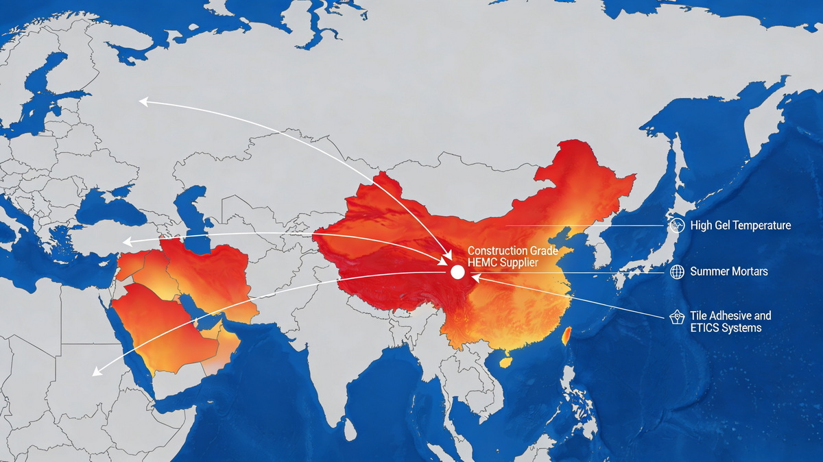 Global Hot Climate HEMC Solution Map