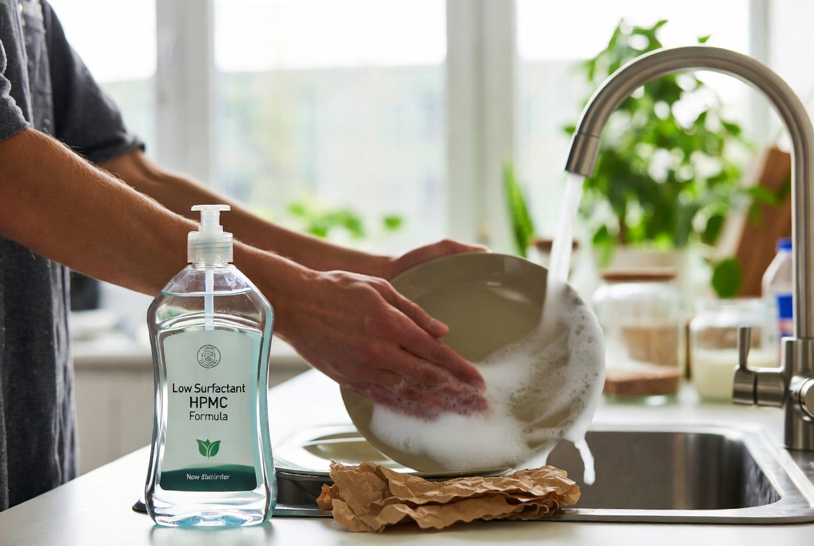 Eco Friendly Low Surfactant Dishwashing Experience