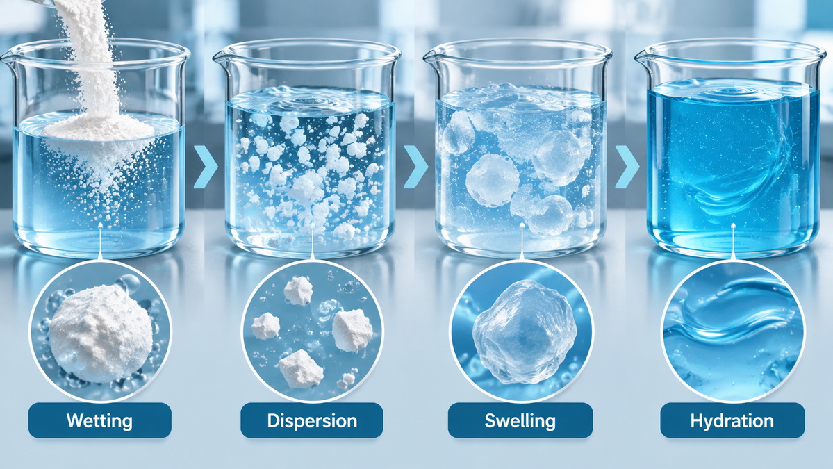 Cold Water Cellulose Ether Hydration Process