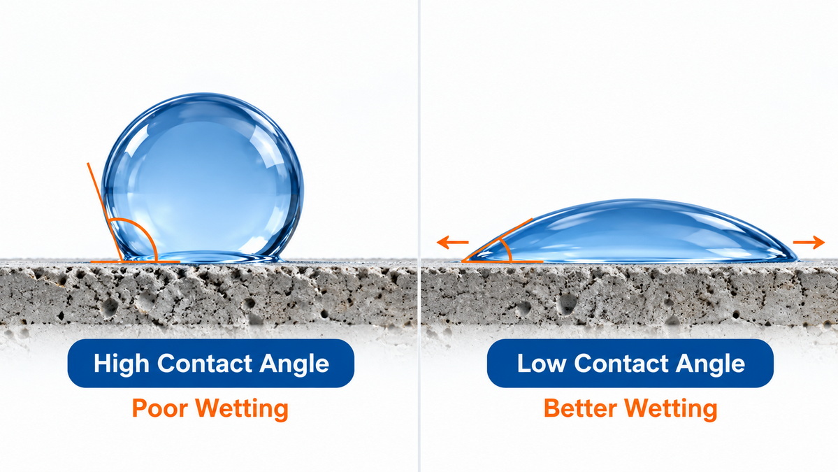 Surface Tension And Contact Angle