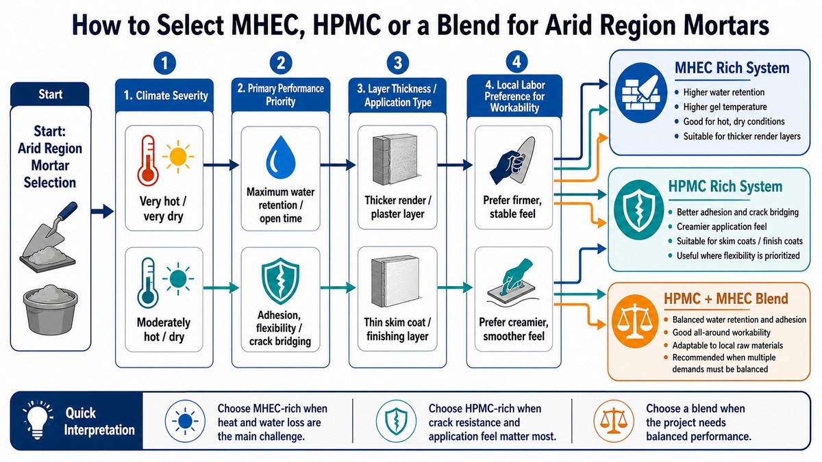 Decision Flow For Choosing MHEC Or HPMC