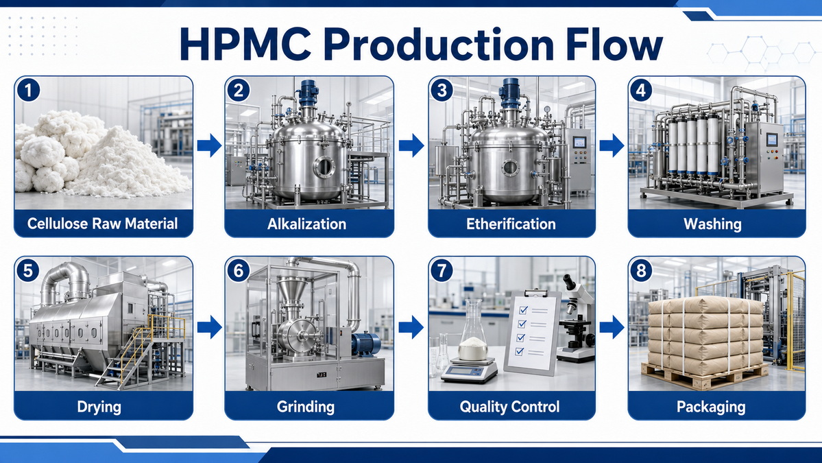 HPMC Production Flow