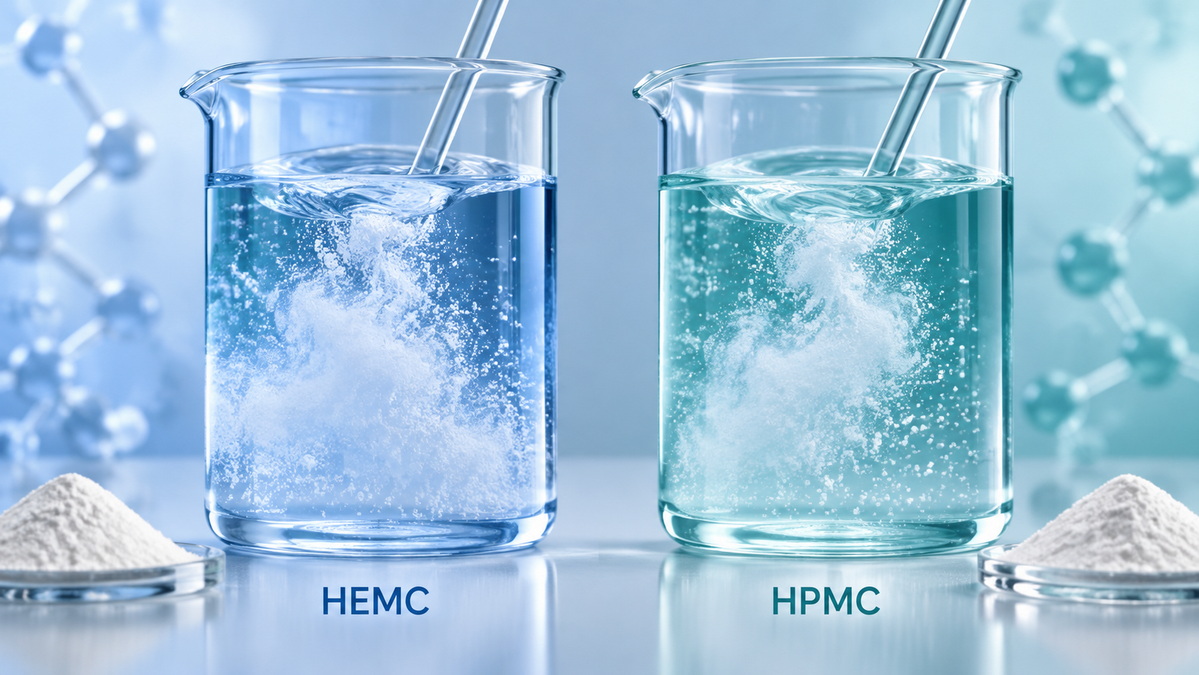 HEMC And HPMC Cold Water Comparison