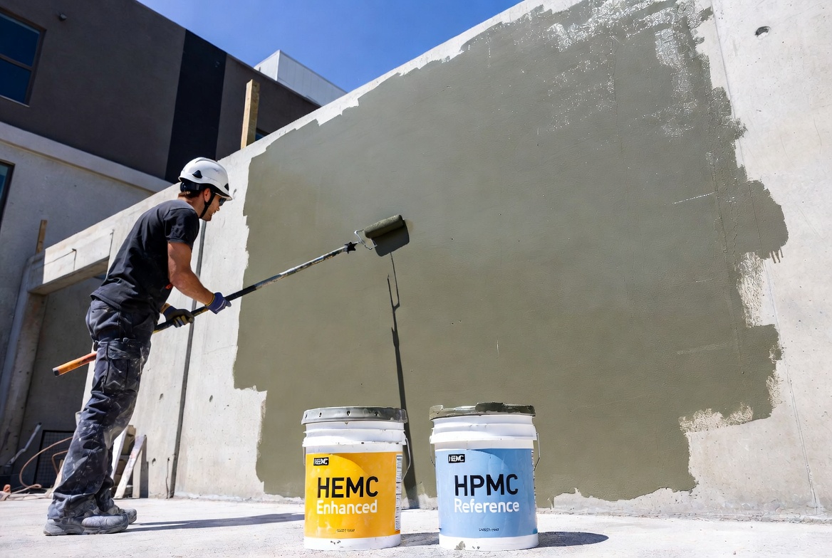 Waterproof Coating Site Application With HEMC And HPMC