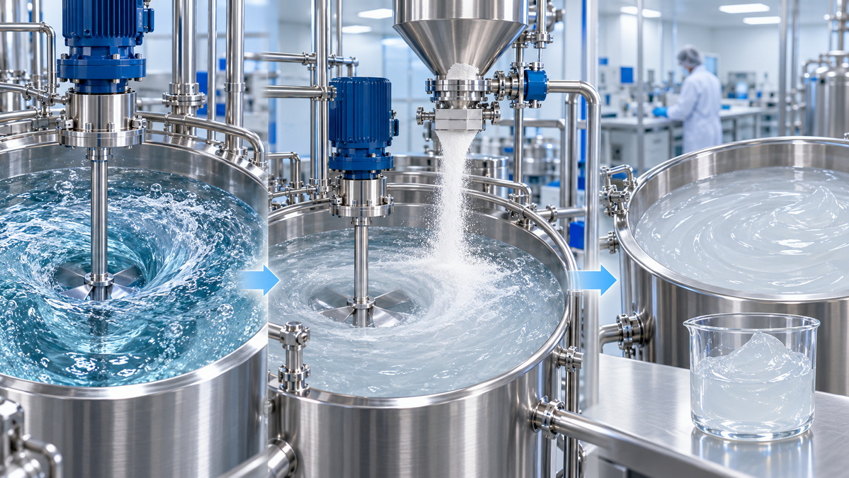 Cellulose Ether Hydration Process In Cosmetic Production