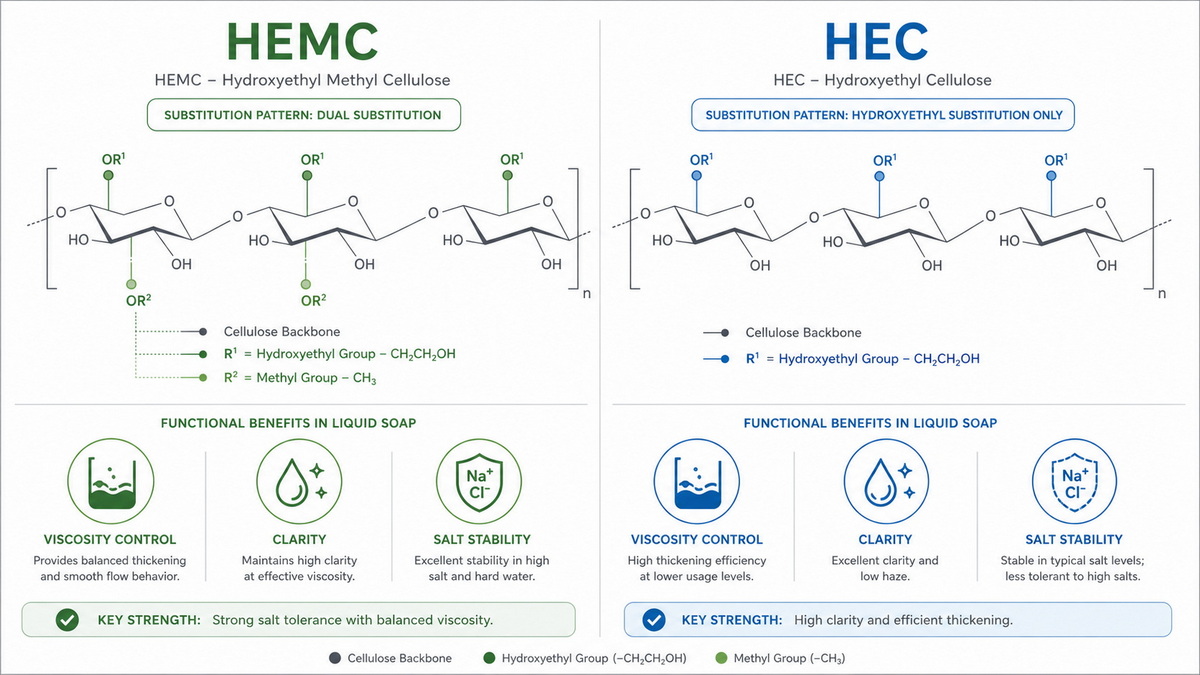 HEMC And HEC Molecular Comparison