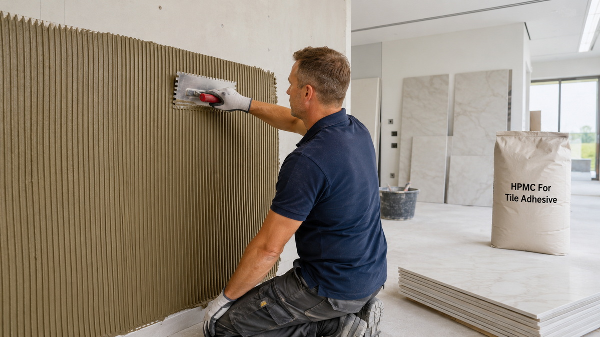 HPMC Enhanced Tile Adhesive Application