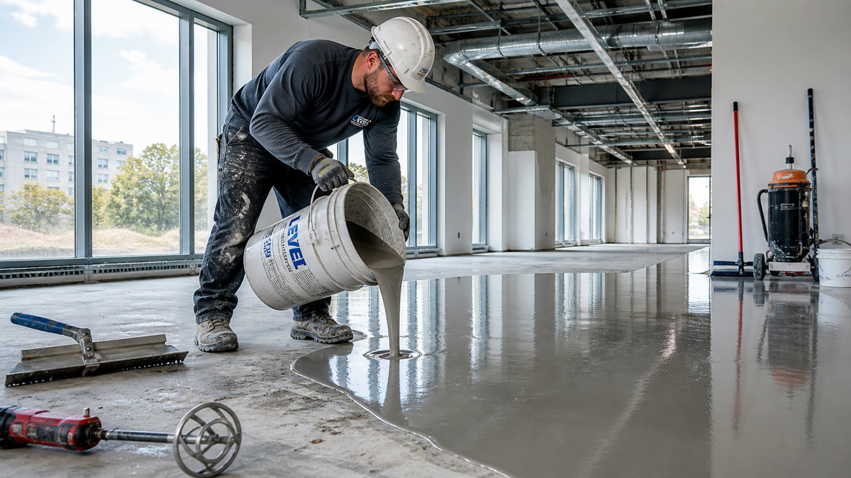Professional Self-Leveling Floor Installation Process