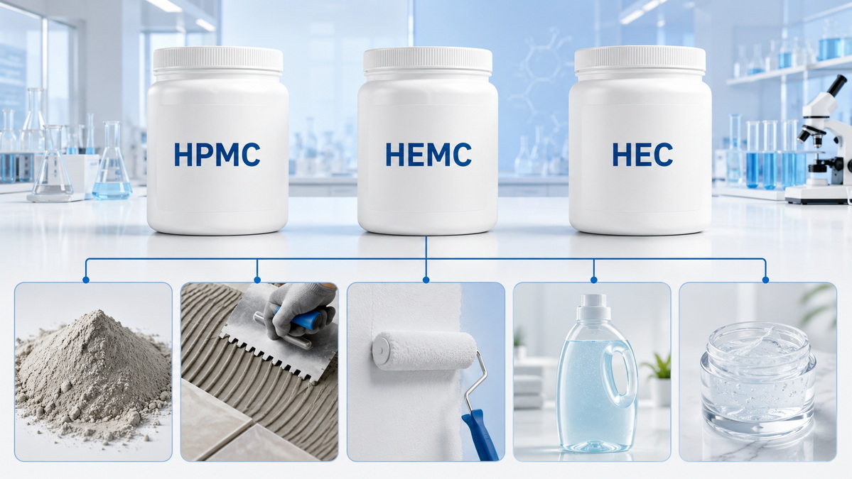 HPMC HEMC HEC Comparison